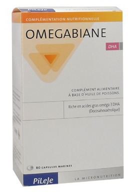 Pileje Omegabiane dha 80 c&aacute;psulas