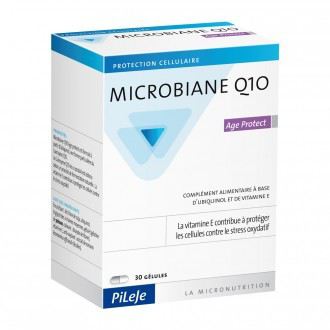 Pileje Microbiane q10 age protect 30 c&aacute;psulas