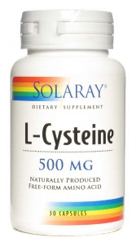 Solaray L-Cysteine 500 mg 30 C&aacute;psulas