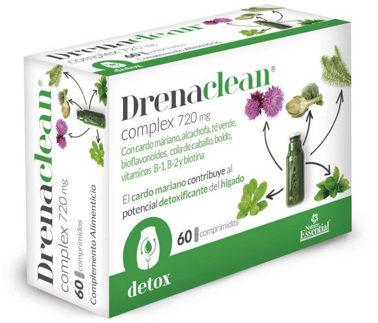 Nature Essential Drenaclean 720 mg 60 comprimidos