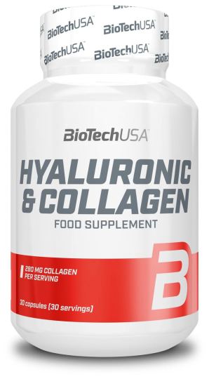 BiotechUSA Hyaluronic and Collagen 30 c&aacute;psulas