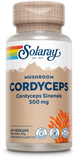 Solaray Cordyceps Extracto 500 mg 60 C&aacute;psulas