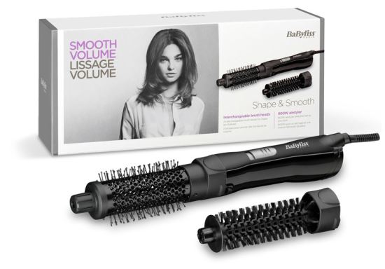 BaByliss Cepillo de Aire Shape & Smooth Negro