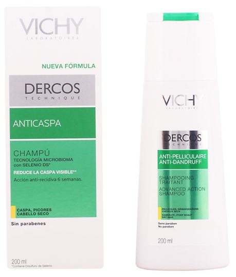 Vichy Champ&uacute; Tratante Anticaspa para Cabello Seco 200 ml